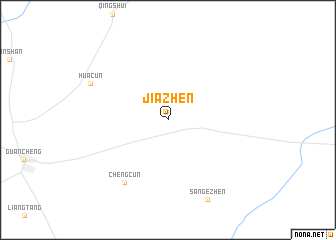 map of Jiazhen