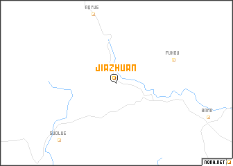 map of Jiazhuan
