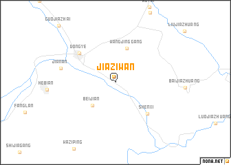 map of Jiaziwan