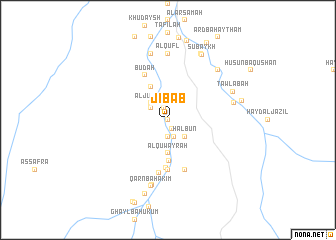 map of Jibāb