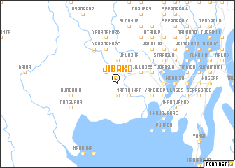 map of Jibako