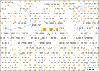 map of Jibanpur