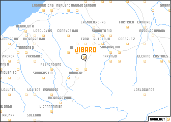 map of Jíbaro