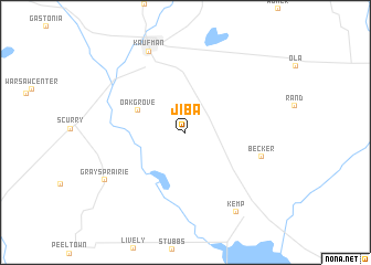 map of Jiba