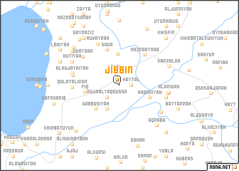 map of Jibbīn
