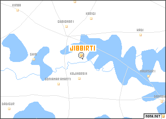 map of Jibbirti