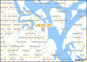 map of Jibdalān