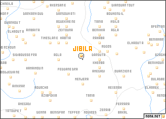 map of Jibila