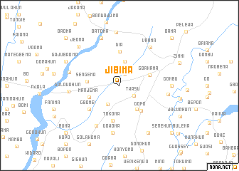 map of Jibima