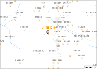 map of Jiblah