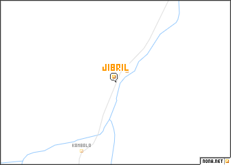 map of Jibrīl