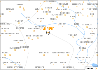 map of Jibrīn