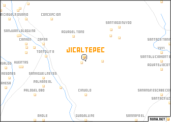 map of Jicaltepec