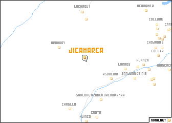 map of Jicamarca