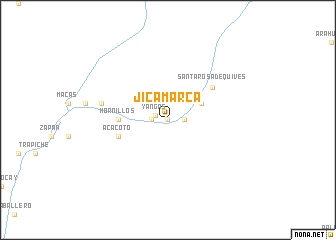 map of Jicamarca