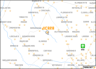 map of Jícara