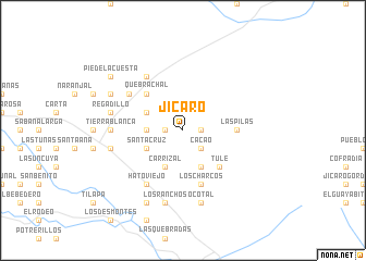 map of Jícaro