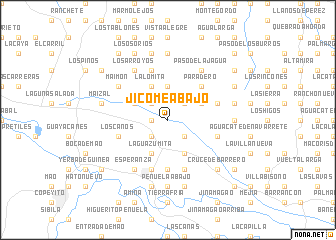 map of Jicomé Abajo