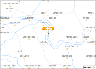 map of Jicote