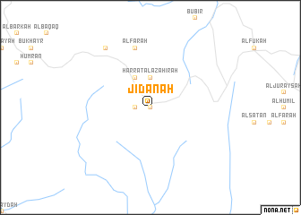 map of Jidānah