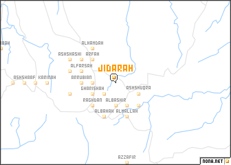 map of Jidārah