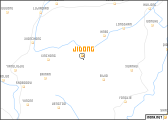 map of Jidong