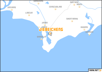 map of Jiebeicheng