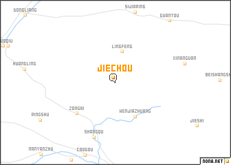 map of Jiechou