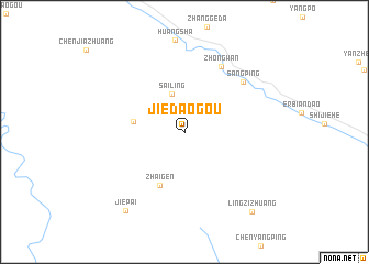 map of Jiedaogou