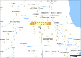 map of Jiefangdadui