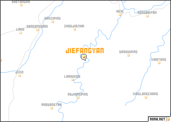 map of Jiefangyan