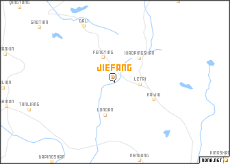map of Jiefang