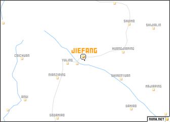 map of Jiefang