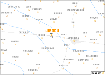 map of Jiegou