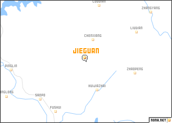 map of Jieguan