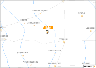 map of Jiegu