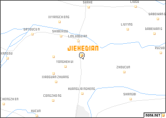 map of Jiehedian