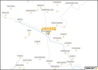 map of Jiekeng