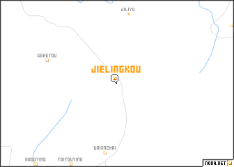 map of Jielingkou