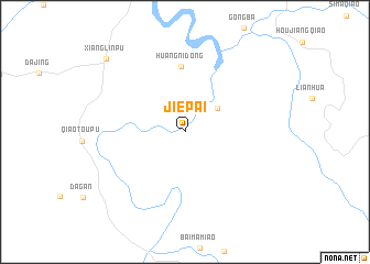 map of Jiepai
