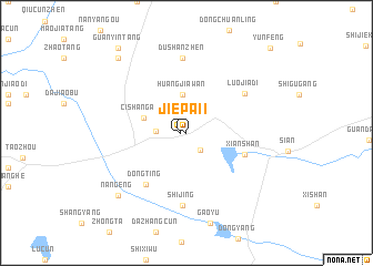 map of Jiepai