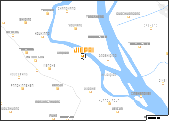 map of Jiepai