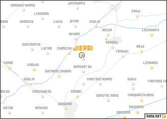 map of Jiepai