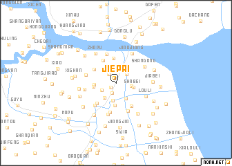 map of Jiepai