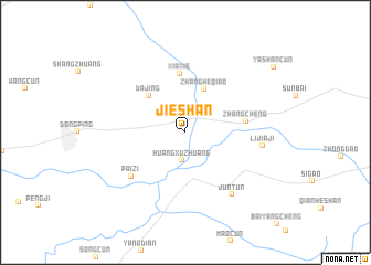 map of Jieshan