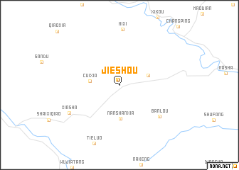 map of Jieshou
