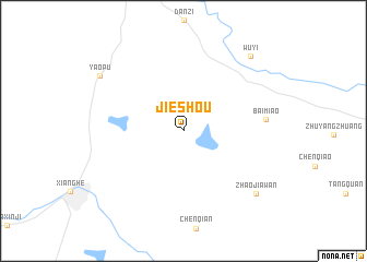 map of Jieshou