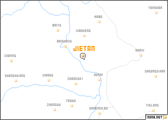 map of Jietan