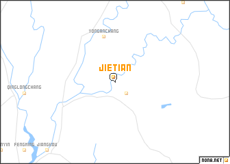 map of Jietian