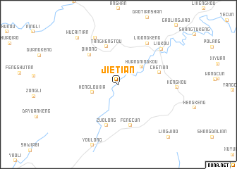 map of Jietian